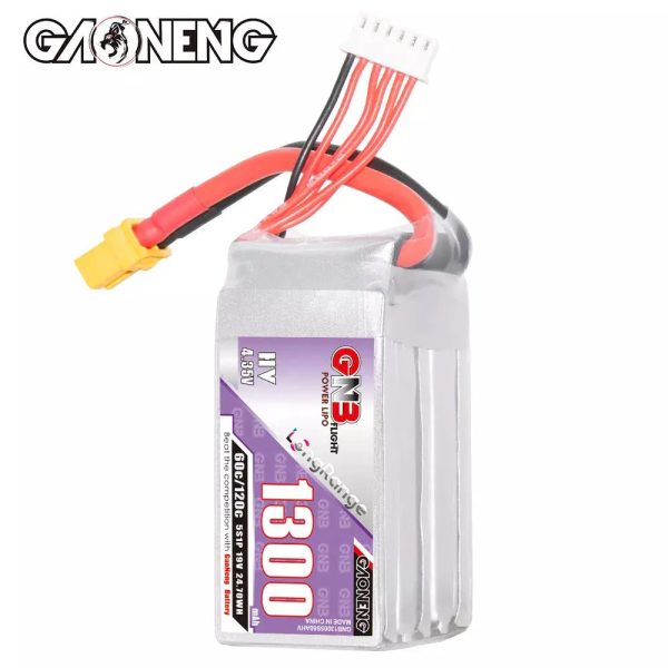 GAONENG GNB 1300MAH 19V HV 5S 60C 120C HV XT60 LiPo Battery For Cheap - Image 2