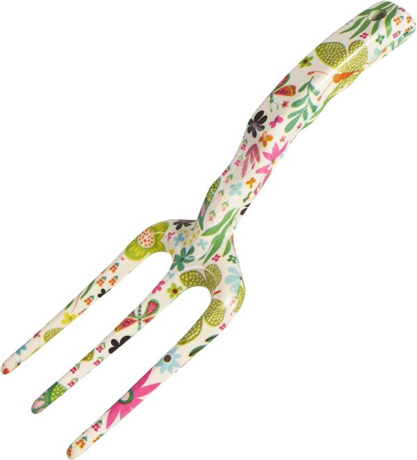 Copper Spade 3 Piece Decorative Butterflies & Flowers Garden Tool Set, Includes Trowel, Pruning Shears & Cultivator Fork For Sale - Image 4