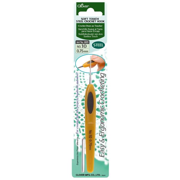 Soft Touch Steel Crochet Hook 10 (0.75 mm) Discount