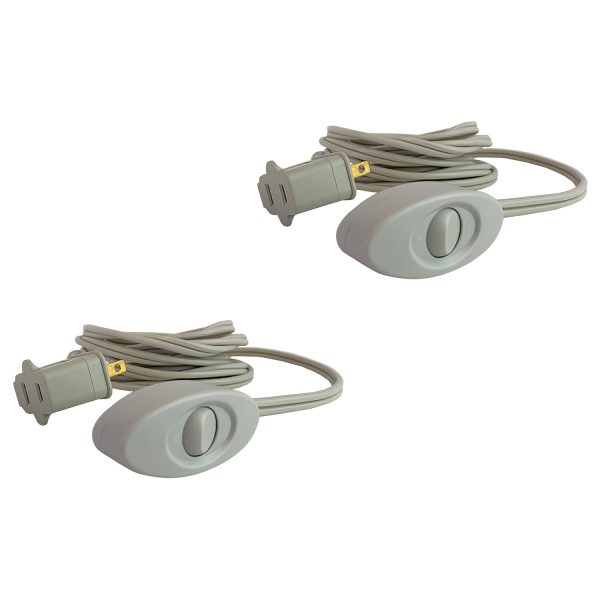 STANLEY 31324 CordMax Switch Polarized Extension Cord, 2 Pack Supply