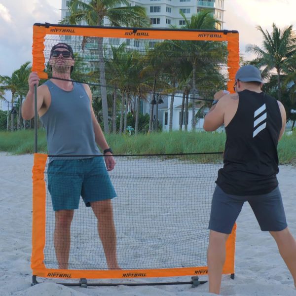 B3 Riftball Paddle Ball Game System - 2 Nets for Twice The Fun! For Adults, kids and family: Beach, Yard, Tailgating, Camping Cheap - Image 4