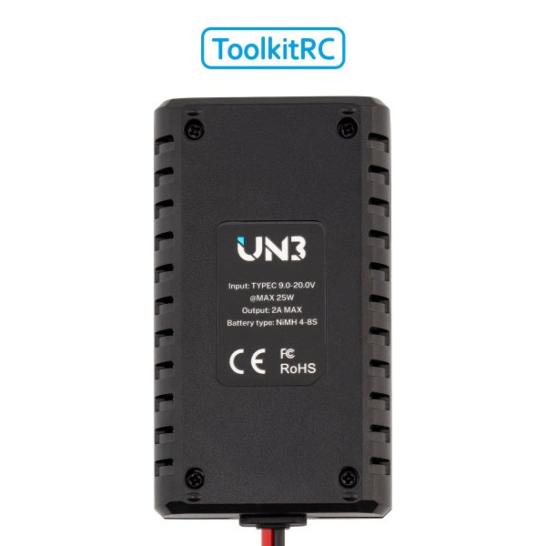 ToolkitRC UN3 USB-C input, 20W  2A 4~8S NiMH compact charger RTR For Cheap - Image 2