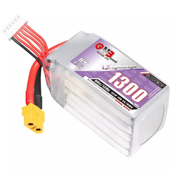 GAONENG GNB 1300MAH 19V HV 5S 60C 120C HV XT60 LiPo Battery For Cheap