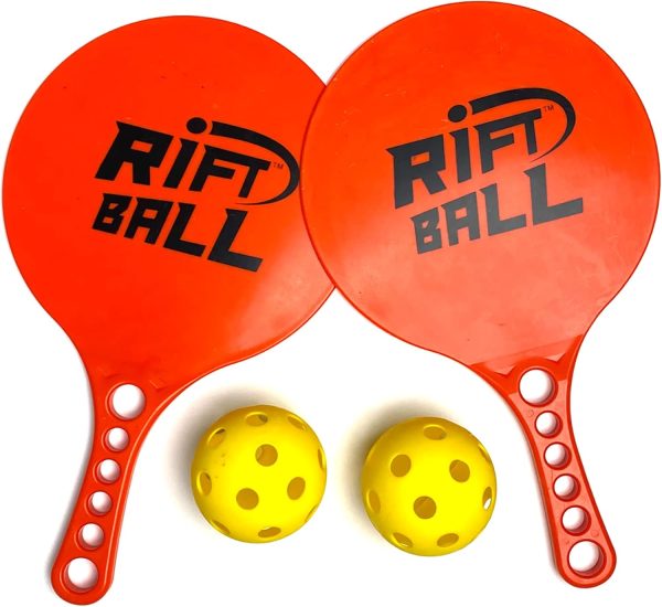 B3 Riftball Paddle Ball Game System - 2 Nets for Twice The Fun! For Adults, kids and family: Beach, Yard, Tailgating, Camping Cheap - Image 3