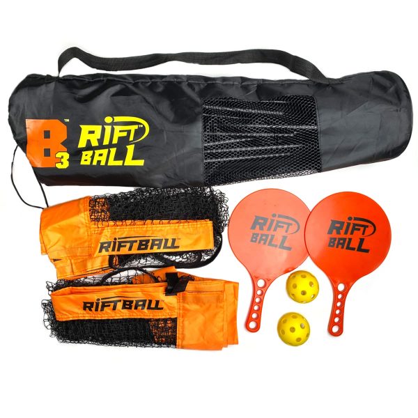 B3 Riftball Paddle Ball Game System - 2 Nets for Twice The Fun! For Adults, kids and family: Beach, Yard, Tailgating, Camping Cheap - Image 2
