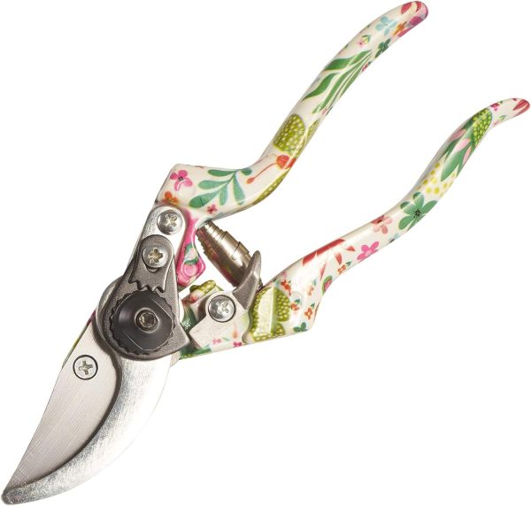 Copper Spade 3 Piece Decorative Butterflies & Flowers Garden Tool Set, Includes Trowel, Pruning Shears & Cultivator Fork For Sale - Image 5